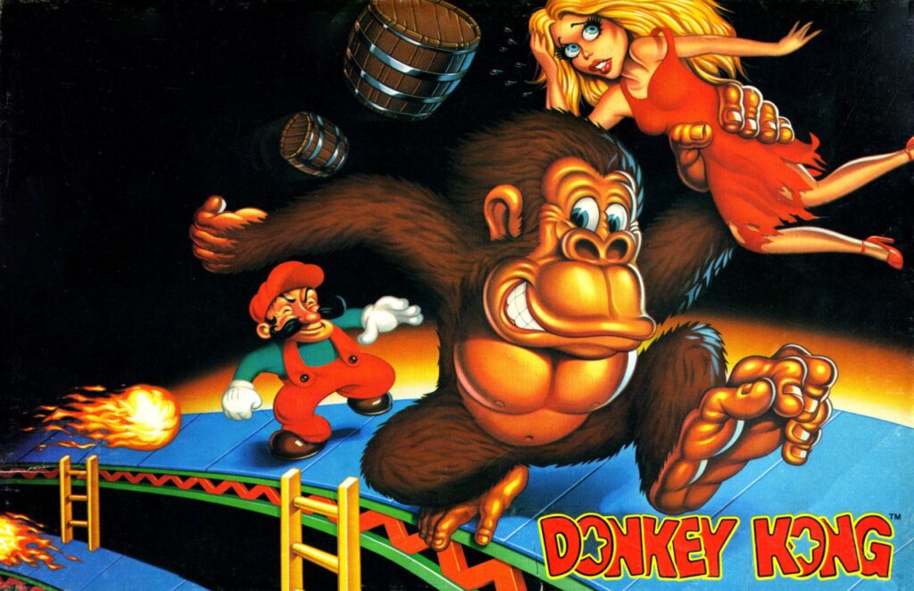 donkey kong art