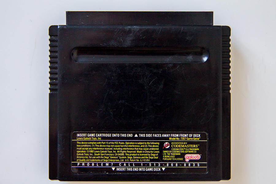 game genie sega