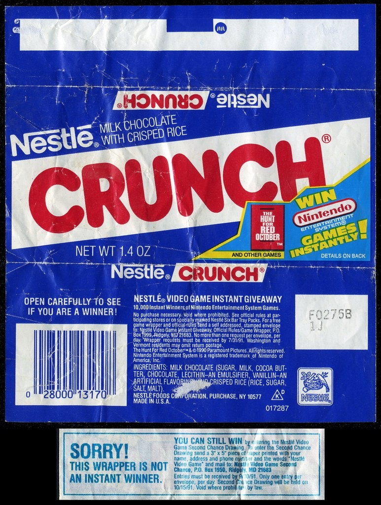 nestle crunch red october